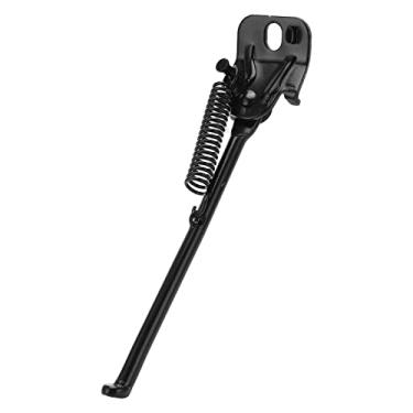 Imagem de VGEBY Suporte de bicicleta, suporte de bicicleta infantil de aço carbono antiderrapante para bicicleta infantil suporte lateral de bicicleta preto (35,5 cm)