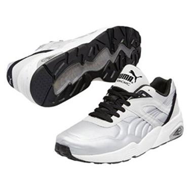 Imagem de PUMA 360800 Womens R698 Matte & Shine Sneakers, Glacier Gray-Black-5.5