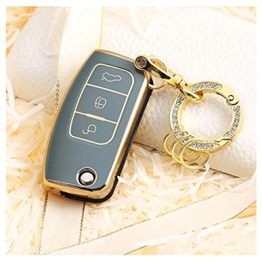 Imagem de Capa De Chave De Carro Tpu, Apto Para Ford Fiesta Focus 2 Ecosport Kuga Escape Falcon B-Max C-Max Eco Sport Galaxy