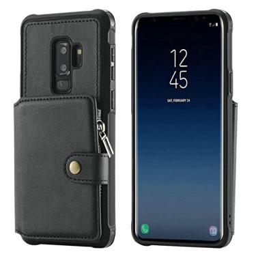 Imagem de Carteira para Samsung Galaxy S21 S20 FE 5G Case S10 S9 S8 Note 20 Ultra S 21 9 Note 10 Plus capa de telefone de couro, preta, para nota 10