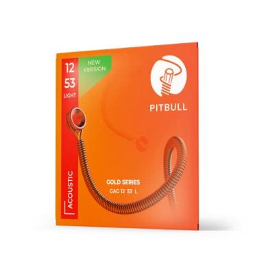 Imagem de Encordoamento de Violão 12-53 PB (Tensão Leve) PITBULL Série Ouro
