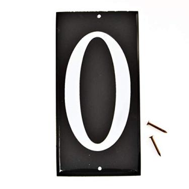 Imagem de Hy-Ko CA-25/0 Número de Casa Colonial Refletiva, 0