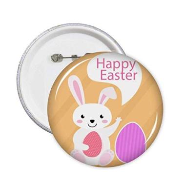 Imagem de Broche de coelho de ovo Happy Easter Religiion Festival 5 peças