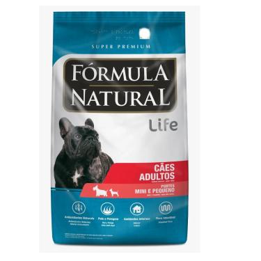 Imagem de Ração Fórmula Natural Life Cães Adultos Portes Pequeno 15 Kg