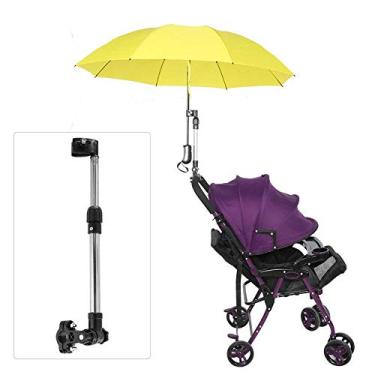 Imagem de Carrinho de guarda-chuva MBC, carrinho de bebê de bicicleta em aço inoxidável Carrinho de guarda-chuva MBC Suporte de guarda-chuva retrátil