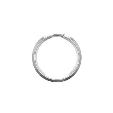 Imagem de Anéis de chave Paracord Planet Split – Aço com acabamento em níquel – Variedade de tamanhos e pacotes – Chaveiro com etiquetas de joias DIY