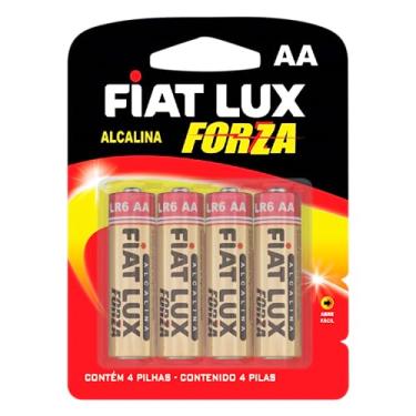 Imagem de Fiat Lux Forza Pilha Alcalina Aa Forza Fiat Lux Caixa Com 48 Pilhas Fiat Lux