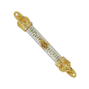 Imagem de ＫＬＫＣＭＳ Porta de Rolagem Mezuzá em Liga de Metal para Decoração de Parede - Presente Religioso