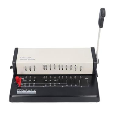 Imagem de Máquina de Encadernação de Fio Alça Humanizada Multifuncional Design Compacto Com Margens Ajustáveis ​​Capacidade de 25 Folhas para Uso Em Gráfica Em Escritório Doméstico A4 A5 A6