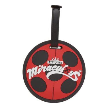 Imagem de Tag para identificação de Mala de Viagem Miraculous  Ladybug - Zag Her