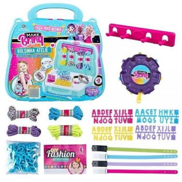 Imagem de Kit Bolsinha Atelie Infantil Polibrinq MK50 Azul