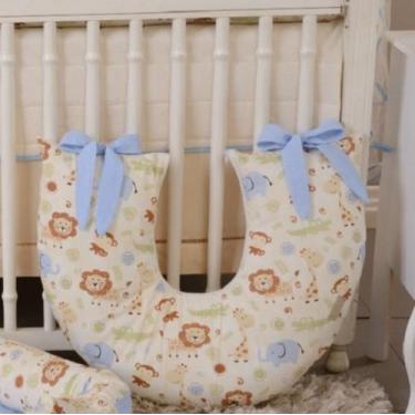 Imagem de Almofada Amamentar Safari Baby Estampada Algodão - Baby Mel Enxovais, 