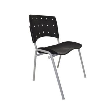 Imagem de Cadeira Secretaria Ergoplax Fixa BC - Maiart, Preto