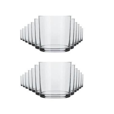 Imagem de Jogo 2 Copos De Whisky Rocks Vidro 300 Ml - Nadir - Meta Atacado