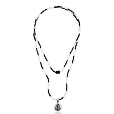 Imagem de Guia de Proteção Omolú Umbanda Mini Cristais - Balaio de Santo