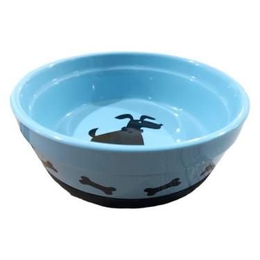 Imagem de Comedouro Especial Base Antiderrapante Desenhado 450 ml - The Pets Bra