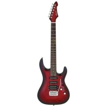 Imagem de Guitarra Aria MAC-STD Metallic Red Shade F002