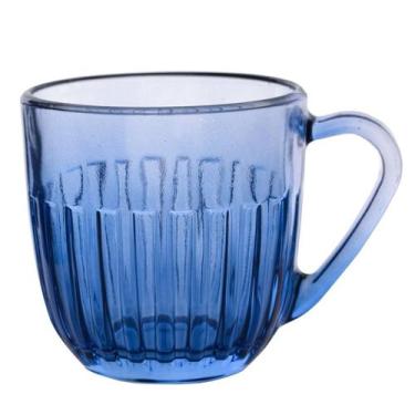 Imagem de Conjunto de Xícaras de Vidro Blue Athenas de 90ML com 3 Peças - Wincy 