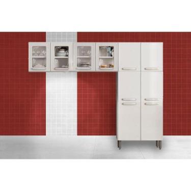 Imagem de Kit de Cozinha Modulada 3 Peças Evidence (2 Armários + 1 Paneleiro) CP