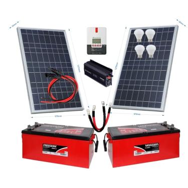 Imagem de Kit Gerador De Energia Solar Off Grid 620Wp