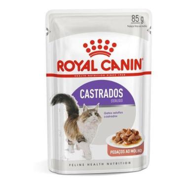 Imagem de Ração Úmida Gatos Castrados Sachê Sterilised 85g Royal Canin