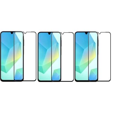 Imagem de Combo 3x Película De Vidro Anti Risco Temperada 3D 9D Para Samsung Galaxy A16