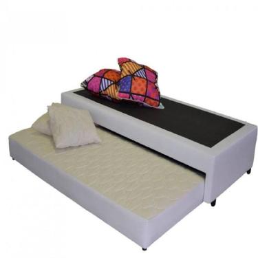 Imagem de Bicama Box com Cama Auxiliar Ortopédica Solteirão 96x203x38cm
