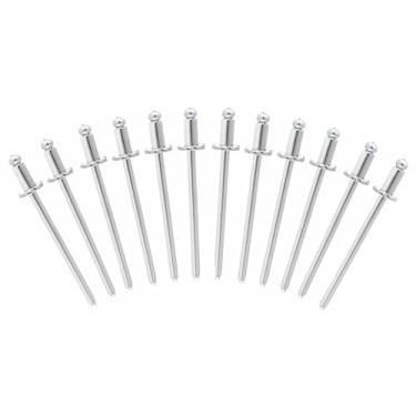 Imagem de 2 pares de rebites GM NOS Dash Rosete de aço inoxidável para Ford Chrysler AMC VIN DOOR TAG (2)