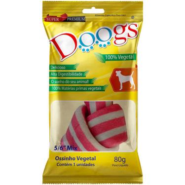 Imagem de Osso Doogs Super Premium para Cães Porte Médio Sabor Baunilha 5/6 - 80g