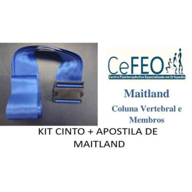 Imagem de Kit Cinto + Apostila De Maitland- Fisioterapia -Mulligan - CeFEO - Mul
