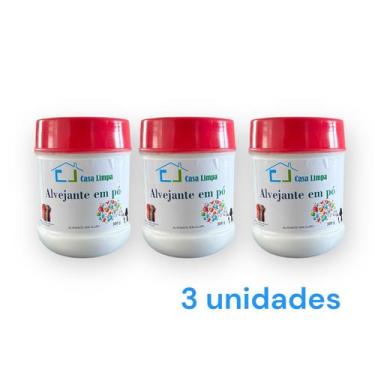 Imagem de KIT 3un ALVEJANTE EM PO 300G CASA LIMPA TIRA MANCHAS