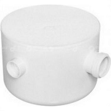 Imagem de Caixa Sifonada Luconi 250X 75 Redonda Gordura Branca, Branco