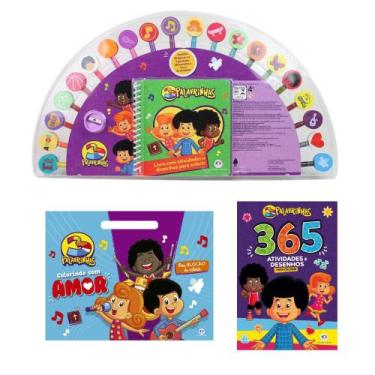 Imagem de Kit livros infantil - Colorindo com 3 Palavrinhas - Ciranda Cultural