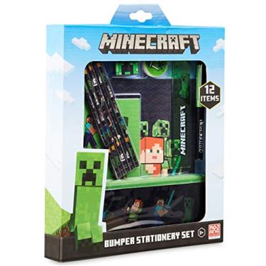Imagem de Minecraft Estojo de lápis e papelaria, material escolar, presentes para crianças