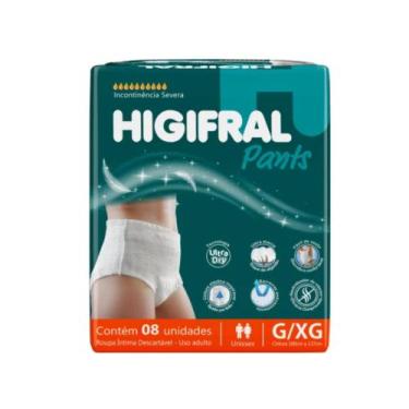 Imagem de Roupa Íntima Unissex G/XG C08 Incontinência Severa Higifral - Eurofral