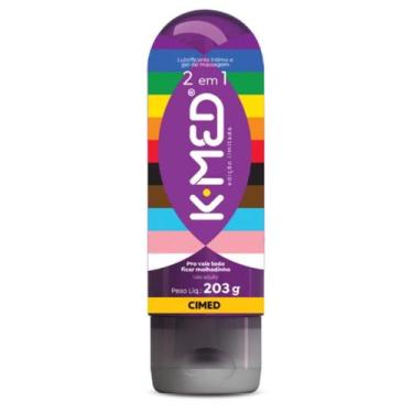 Imagem de Gel Lubrificante Íntimo 2 em 1 K Med LGBTQIAP 203g  Cimed