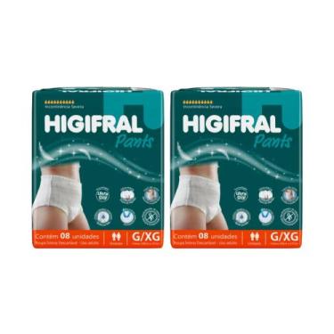Imagem de Kit C2 Roupa Íntima Unissex G/XG Pants - Higifral - Eurofral Indust De