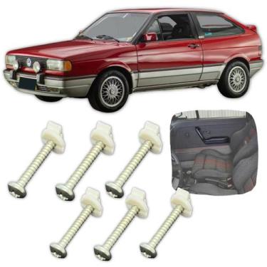 Imagem de Kit Parafusos Buchas Puxador Porta Gol Gl Gti Quadrado - Automotivasho