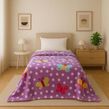 Imagem de Cobertor Infantil Estampado Micro Fibra Antialérgico Manta Infantil - 