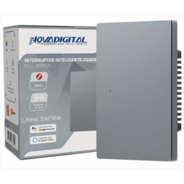 Imagem de Interruptor Inteligente Novadigital 1 Tecla Física Zigbee - Novadigita