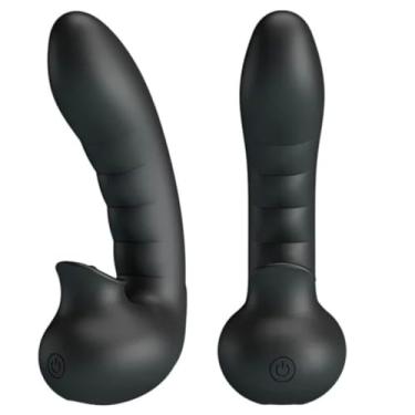 Imagem de Dedeira Vibratória Hobgoblin Com Língua Estimuladora 12 Vibrações Brinquedo Erótico Estimulador Clitoriano