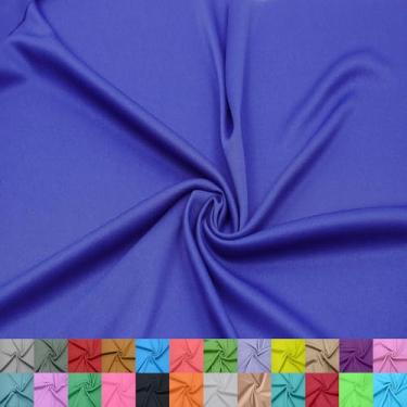 Imagem de Stylish FABRIC Forro interloque 100% poliéster de 152 cm de largura – tecido de malha leve elástico bidirecional da The Yard para vestuário, maternidade, decorações de festa, cortinas, artesanato e