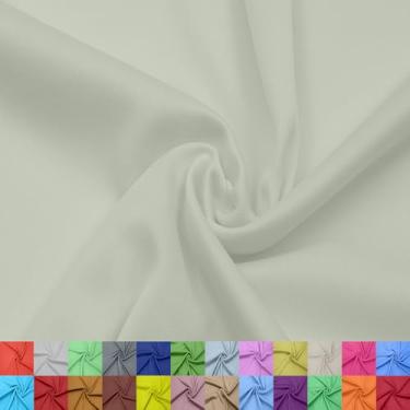 Imagem de Texco Inc Forro interloque 100% poliéster de 152 cm de largura – Tecido de malha leve da The Yard para vestuário, roupas, projetos escolares, decorações de festa, cortinas, artesanato e faça você