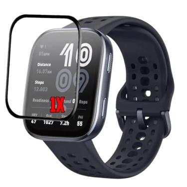 Imagem de Película de Proteção Display 3D em Gel para Compatível Xi aomi Amaz fit Bip 6, 1 Unidade