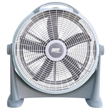 Imagem de Seasons Comfort Ventilador de alta velocidade de 304.8 cm, resistente, portátil, 3 velocidades, branco/cinza