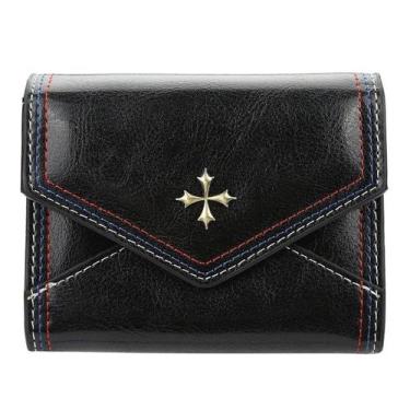 Imagem de Porta Cartões Feminino Com Fecho Baellerry Original, Preto