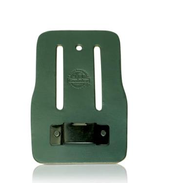Imagem de Graintex Suporte de fita métrica para cinto de ferramentas, couro de grão superior premium, clipe de suporte de fita de aço, serve para cinto de até 7,6 cm de largura para eletricistas, carpinteiros