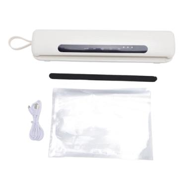 Imagem de AUNMAS Selador de Vácuo Compacto Com Sucção Poderosa, Vedação Automática de Compressão Total para Sacos de Embalagem de Alimentos, Material Fácil de Lavar para Cozinha Em Casa ou