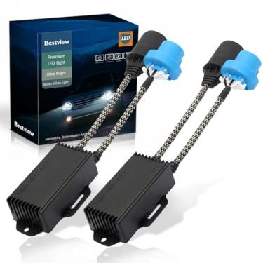 Imagem de Bestview Kits de decodificador Canbus HB1 9004, compatibilidade, antioscilação, cancelamento de aviso, pacote com 2