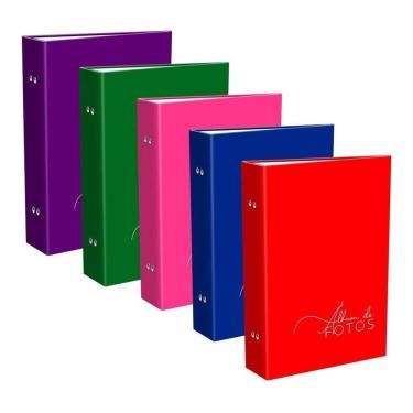 Imagem de 5 Albuns De Fotos 10X15 208 Total 1040 Fotos Lisos Promoçao